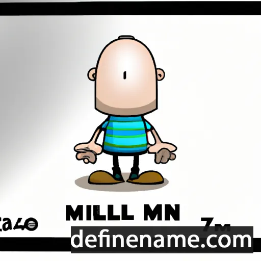 cartoon of the name Milliam