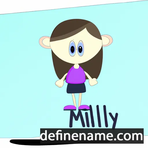 cartoon of the name Millý