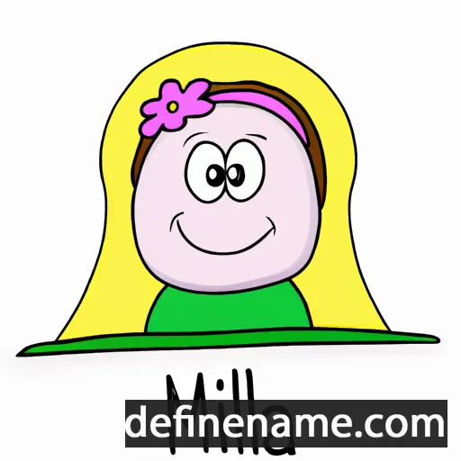 cartoon of the name Milma