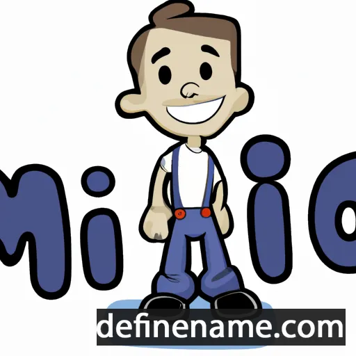 cartoon of the name Milo