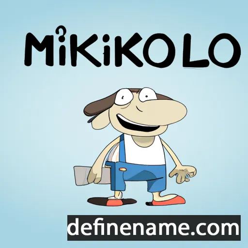 cartoon of the name Milojko