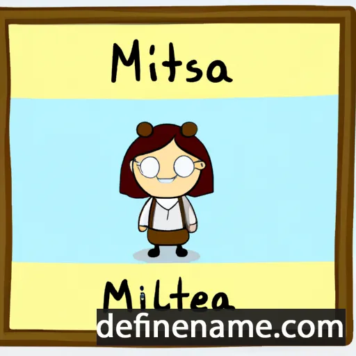 cartoon of the name Miltresa