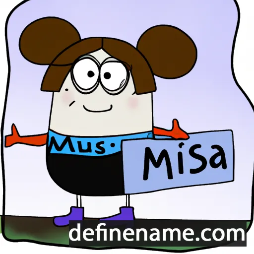 Miluša cartoon