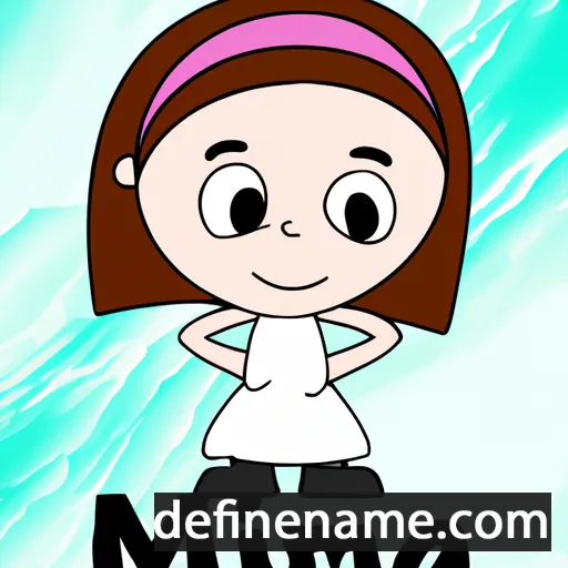 cartoon of the name Mimia