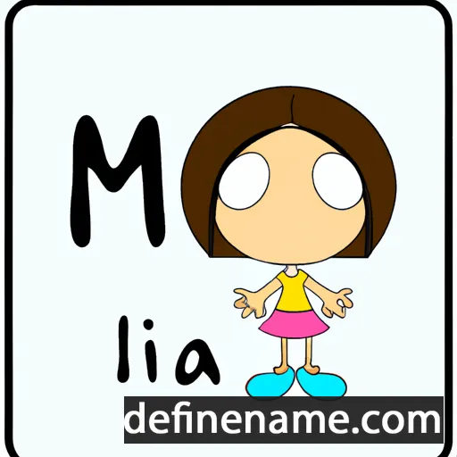 cartoon of the name Mimia