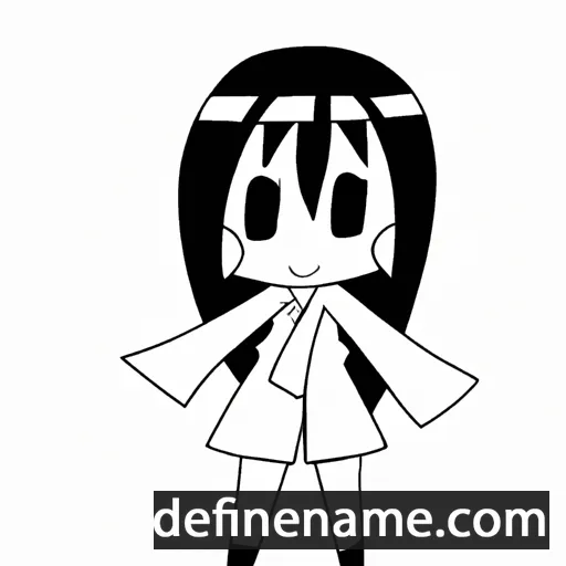 cartoon of the name Mimihimeyuuko