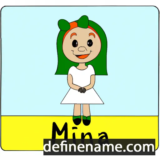 cartoon of the name Mimina