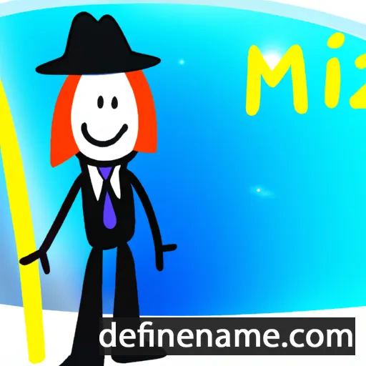 cartoon of the name Mimoze