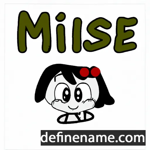 cartoon of the name Mimsie