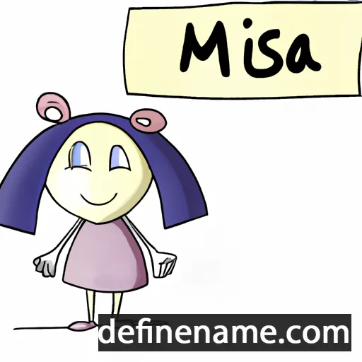 cartoon of the name Mimuša