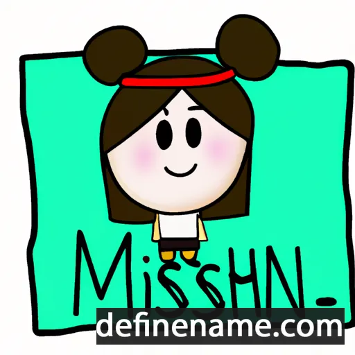 cartoon of the name Min-Hsuan