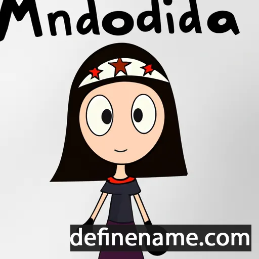 cartoon of the name Minadora