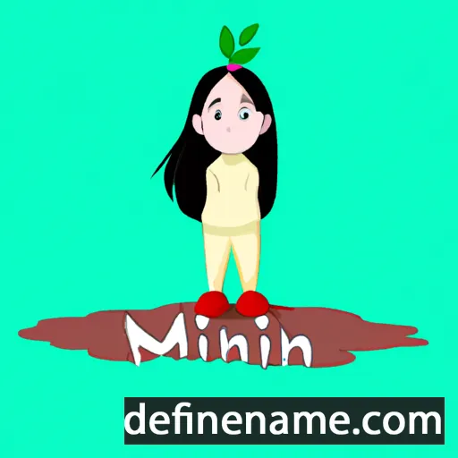 cartoon of the name Minahi