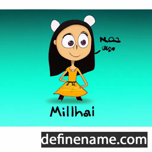 Minahil cartoon