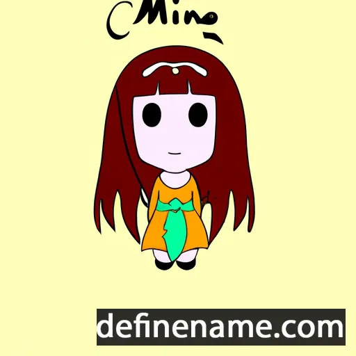 cartoon of the name Minahime