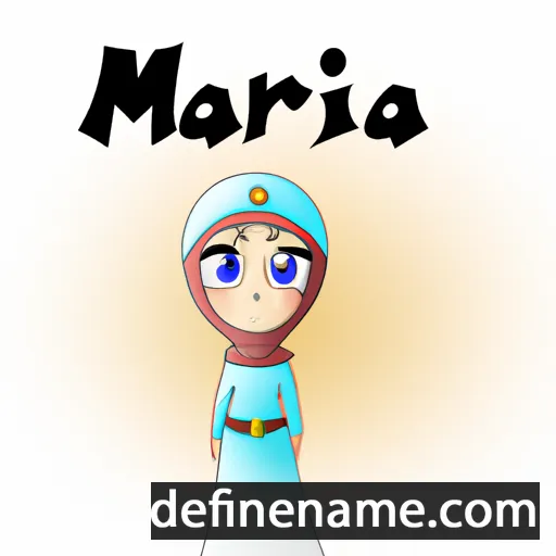 cartoon of the name Minara