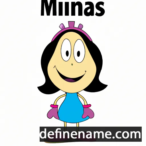 cartoon of the name Minas