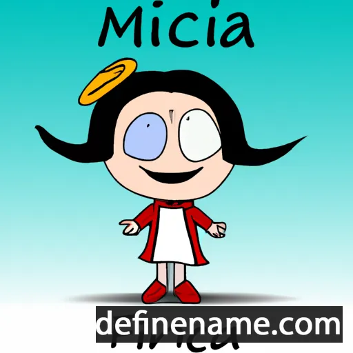 cartoon of the name Mincia