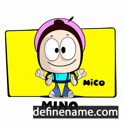 cartoon of the name Minco