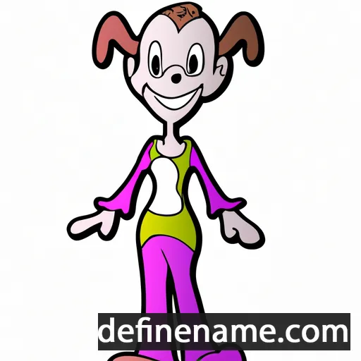 cartoon of the name Mindel