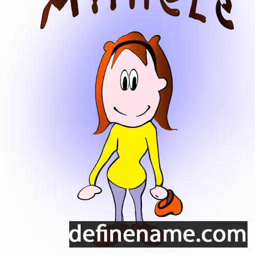 cartoon of the name Minelle