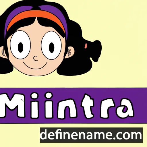 cartoon of the name Mineta