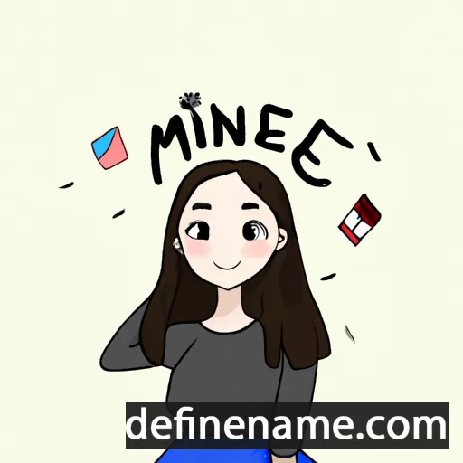 Minhee cartoon