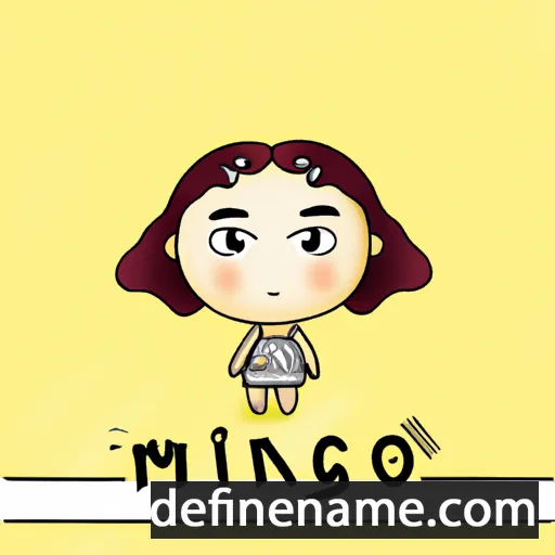 cartoon of the name Mi-yeong