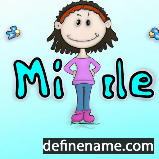 cartoon of the name Míríel