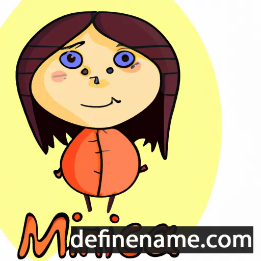 cartoon of the name Mìnica