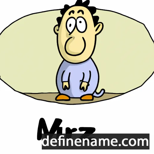 cartoon of the name Mîrza