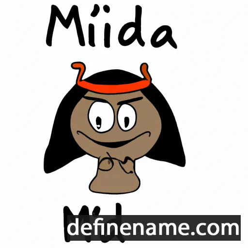 cartoon of the name Mîtdla