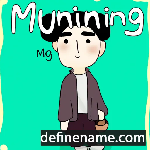 cartoon of the name Min-hyung