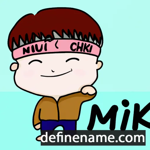 cartoon of the name Min-khai