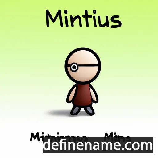 cartoon of the name Miniatus