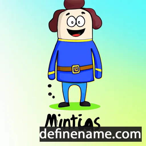 cartoon of the name Minjotas