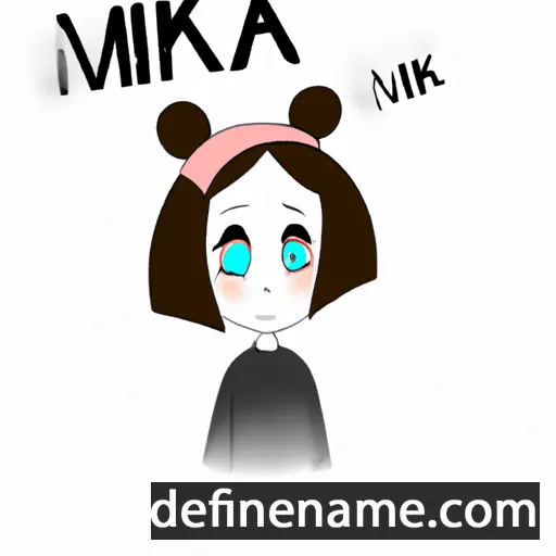 cartoon of the name Minka