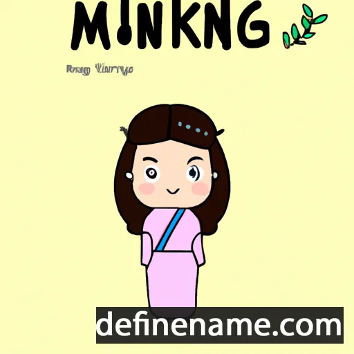 Minkyeong cartoon