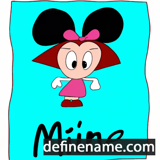 cartoon of the name Minne