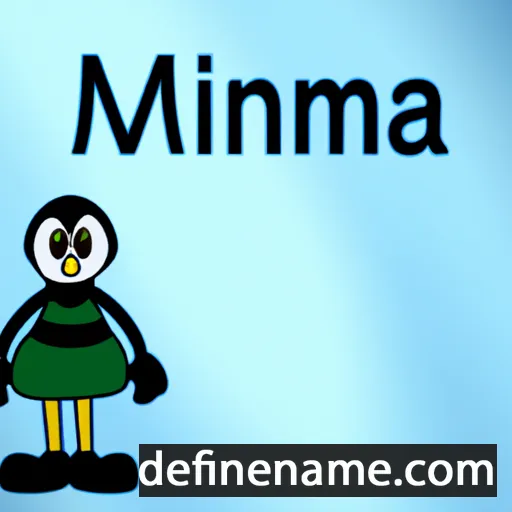 cartoon of the name Minnehaha