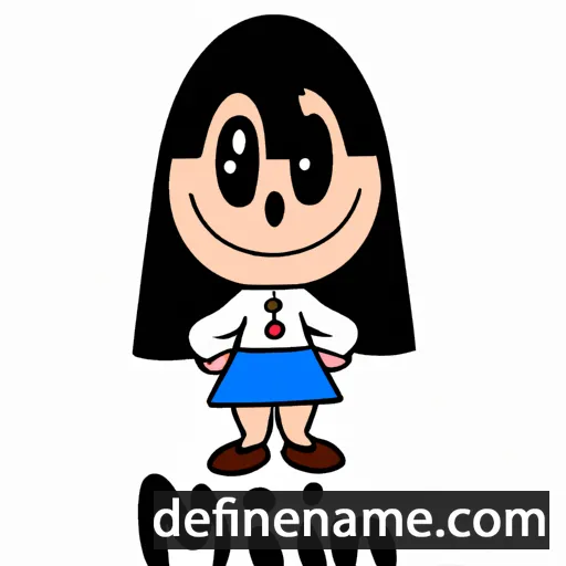 cartoon of the name Minni