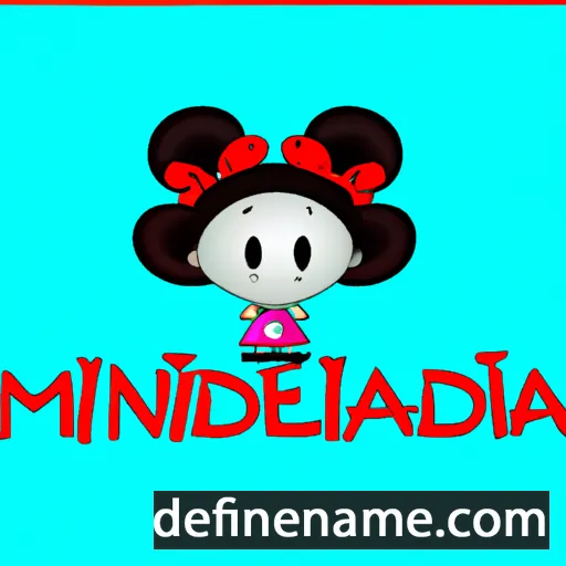 cartoon of the name Minniedda