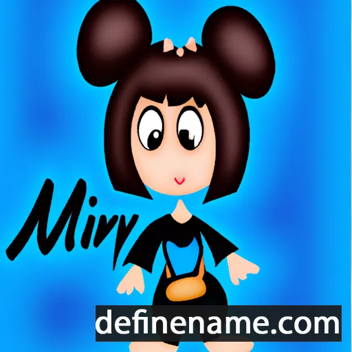 cartoon of the name Minný