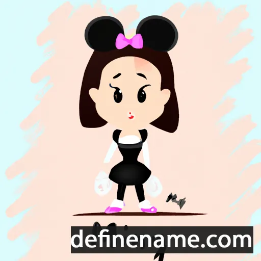 cartoon of the name Minny