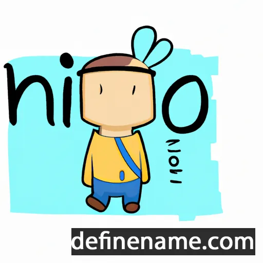 cartoon of the name Mino