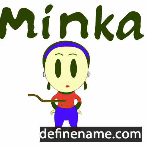 cartoon of the name Mintaka