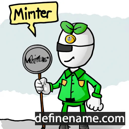 cartoon of the name Mintimer