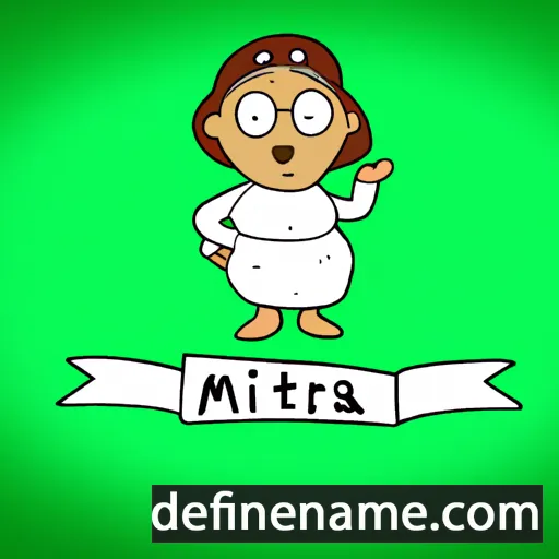 cartoon of the name Mintra