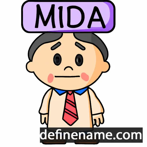 cartoon of the name Miqdad