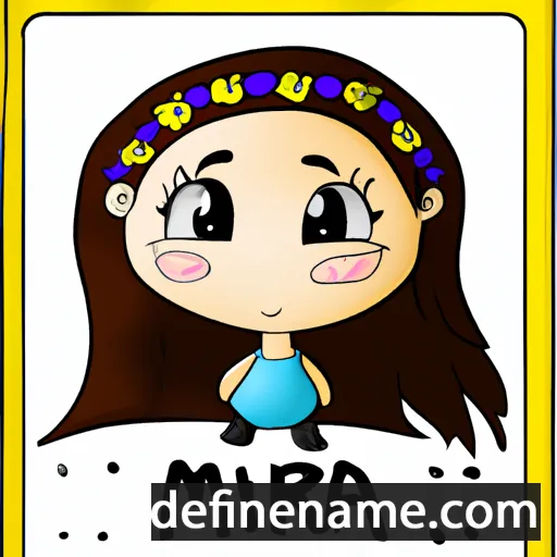 cartoon of the name Mira